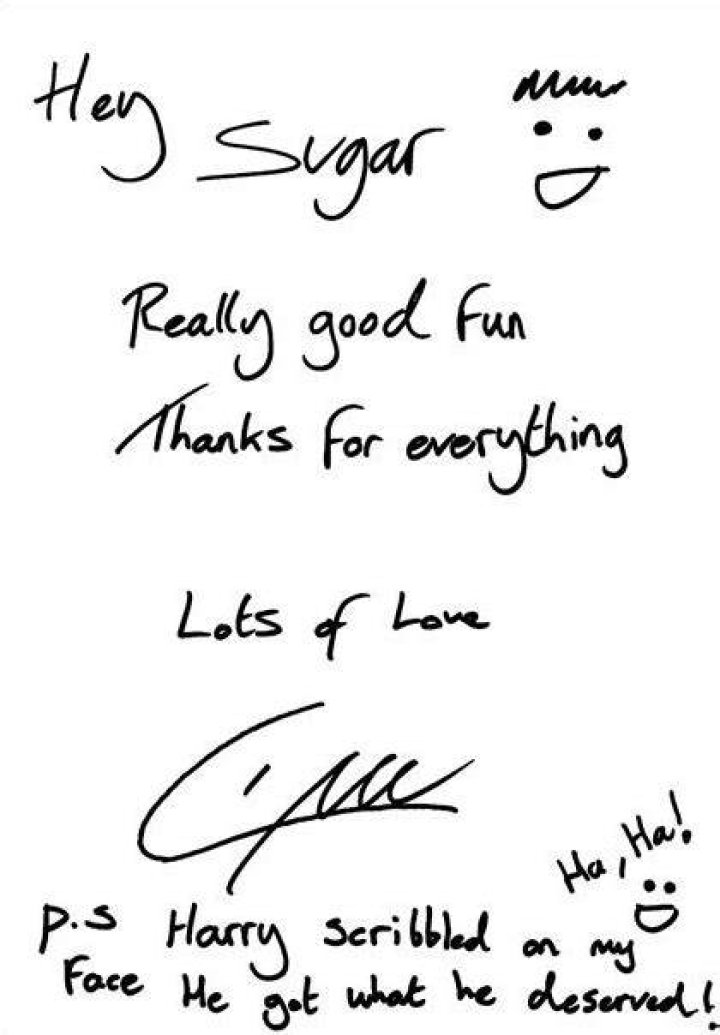 Liam Payne's Unique Handwriting: A Look into the Art of His Script